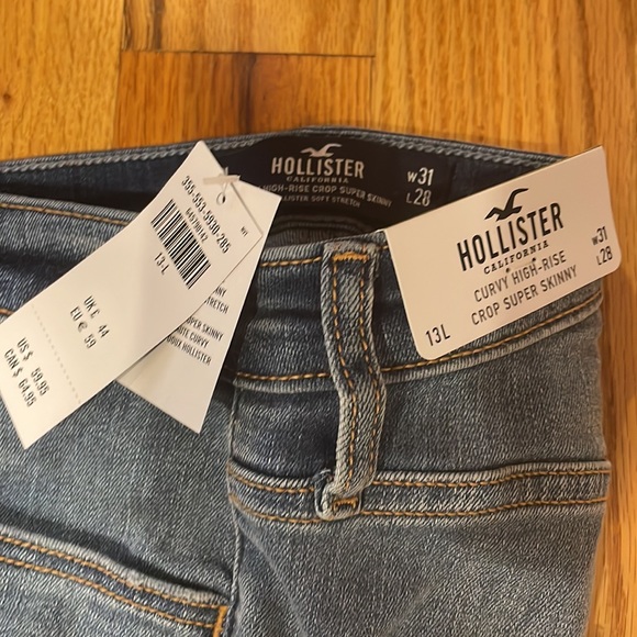 hollister jeans ucurvy highrise crop super skinny - Picture 2 of 2